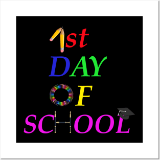 First Day Of School shirt Back to school shirt teach grade gift funny man women T-shirt Posters and Art